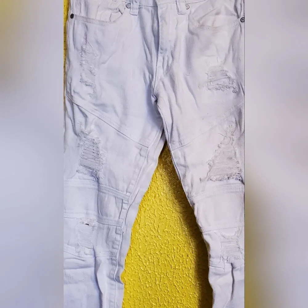 Men's Platform Distressed Jeans Size 30/32
